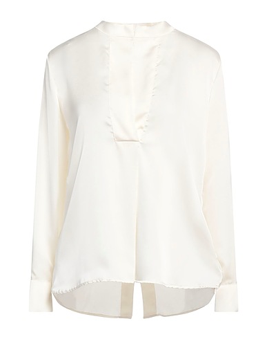 BRIAN DALES Solid colour shirts & blouses Ivory 100% Polyester