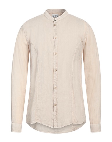 BERNA Camicia in lino Beige 100% Lino