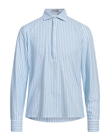 GHIRARDELLI Camicia a righe NEXT Celeste 70% Poliammide, 30% Elastan
