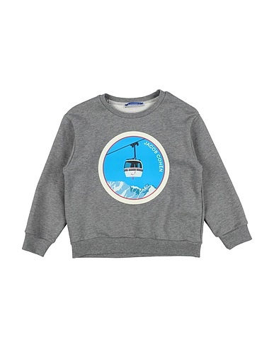 JACOB COHЁN Sweatshirt Grey 100% Cotton, Elastane
