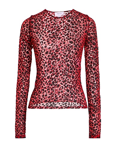 MCQUEEN Top Red 70% Viscose, 30% Polyamide