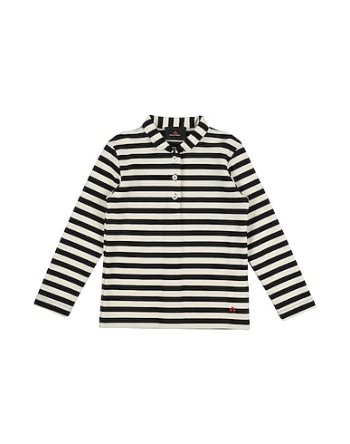 PEUTEREY Polo shirt Black 75% Cotton, 25% Polyester