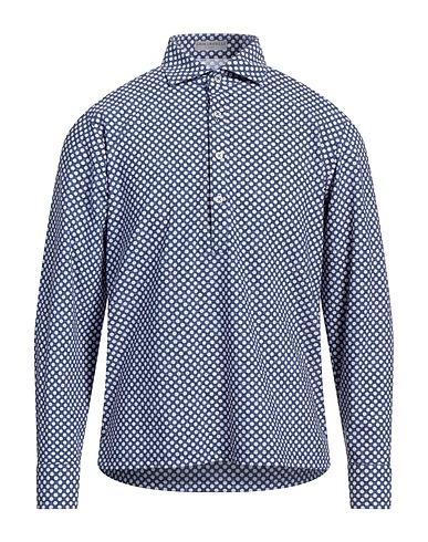 GHIRARDELLI Patterned shirt NEXT Navy blue 70% Polyamide, 30% Elastane