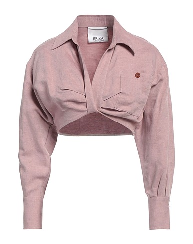 ERIKA CAVALLINI Top Mauve 52% Viscose, 48% Linen