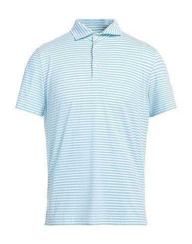 FEDELI Polo Turchese 60% Cotone, 28% Nylon, 12% Elastan