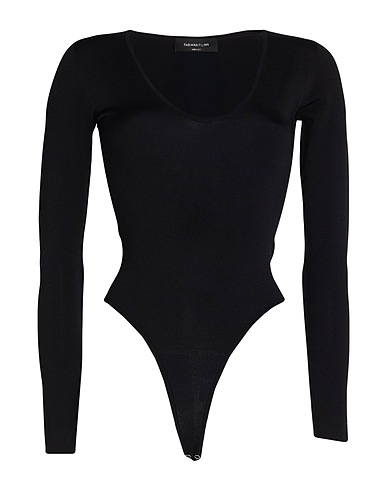 FABIANA FILIPPI TOPS Schwarz 88% Viskose, 12% Polyester