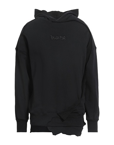 DISCLAIMER Hooded track jacket  Black 100% Cotton