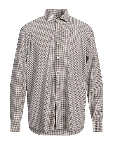 GHIRARDELLI Patterned shirt NEXT Rust 70% Polyamide, 30% Elastane