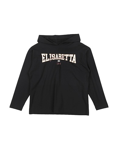 ELISABETTA FRANCHI T-shirt Black 94% Cotton, 6% Elastane
