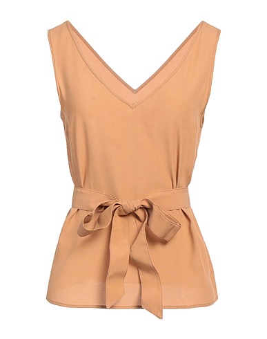 CAMICETTASNOB Top Cammello 100% Viscosa