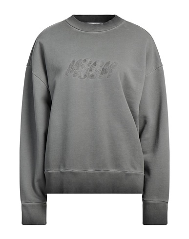 MSGM スウェット グレー コットン 100%