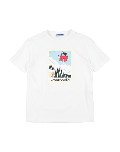 JACOB COHЁN T-shirt White 100% Cotton