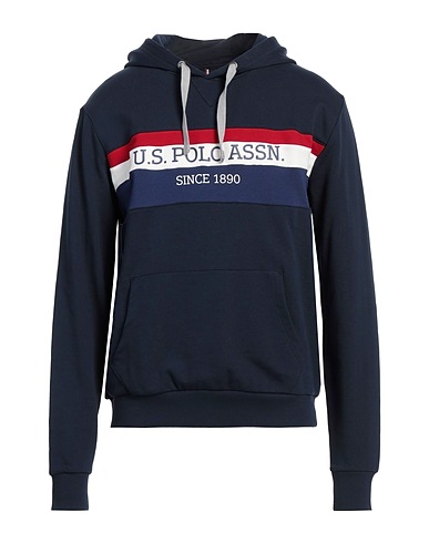 U.S.POLO ASSN. Hooded track jacket  Navy blue 100% Cotton