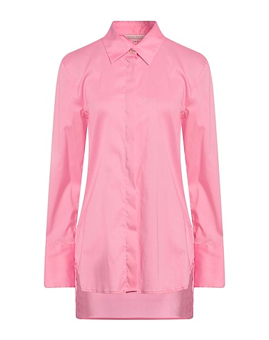 BRIAN DALES Camicie e bluse tinta unita Rosa 68% Cotone, 28% Poliammide, 4% Elastan