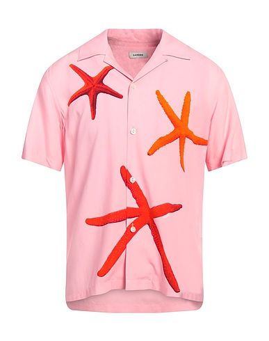 SANDRO Shirts Pink 100% Viscose