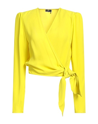 ELISABETTA FRANCHI Top Yellow 100% Viscose