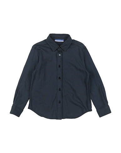 JACOB COHЁN Solid color shirt Navy 100% Cotton