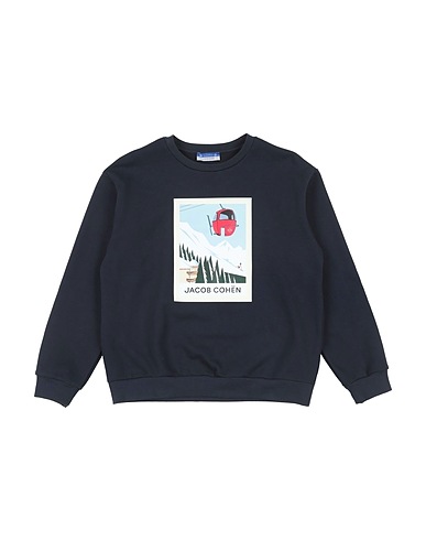 JACOB COHЁN Sweatshirt Nachtblau 100% Baumwolle, Elastan