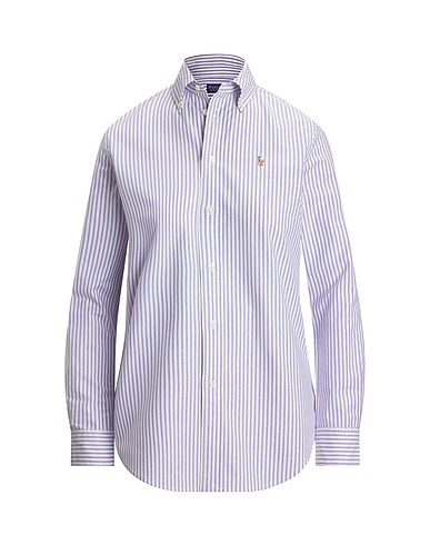 POLO RALPH LAUREN Striped shirt STRETCH SLIM FIT STRIPED OXFORD SHIRT
 Purple 98% Cotton, 2% Elastane