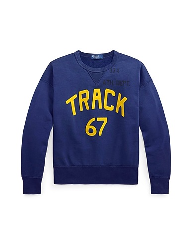 POLO RALPH LAUREN Sweatshirt Navy blue 87% Cotton, 13% Polyester