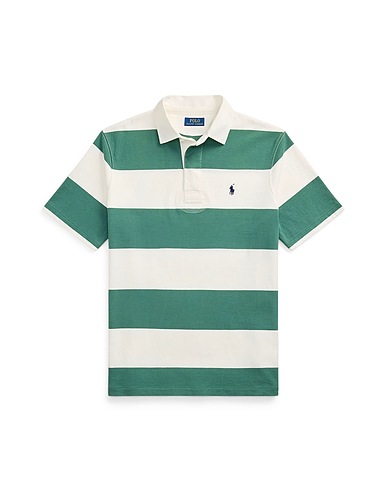 POLO RALPH LAUREN Polo shirt THE ICONIC RUGBY SHIRT
 Green 100% Cotton