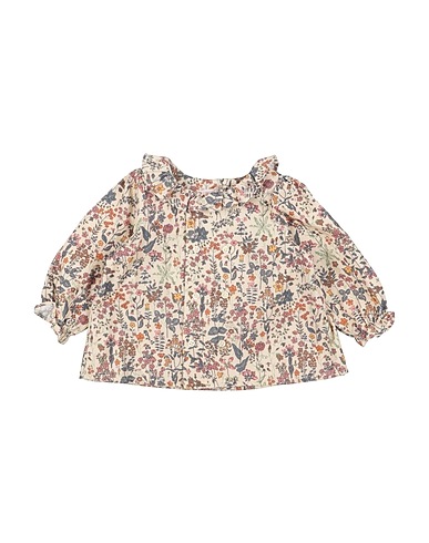 BONPOINT Patterned shirts & blouses Beige 100% Cotton