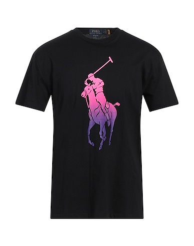 POLO RALPH LAUREN T-shirt Black 100% Cotton