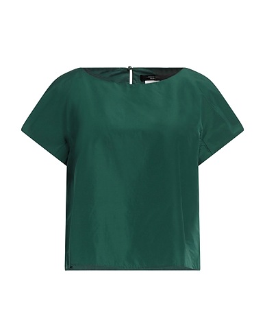WEEKEND MAX MARA トップス ダークグリーン ポリエステル 56% / コットン 44%