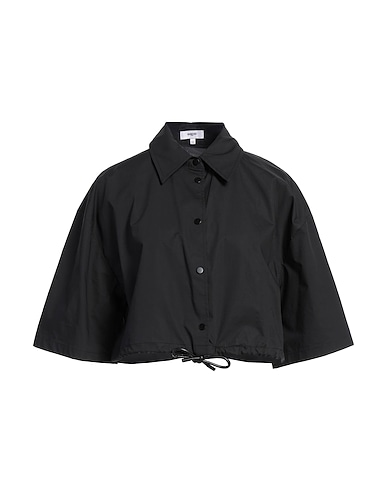 SUNCOO Solid colour shirts & blouses Black 100% Cotton