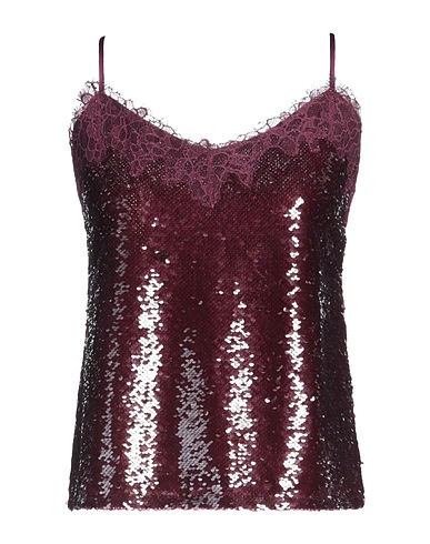 SIMKHAI Top Plum 100% Nylon, Polyester