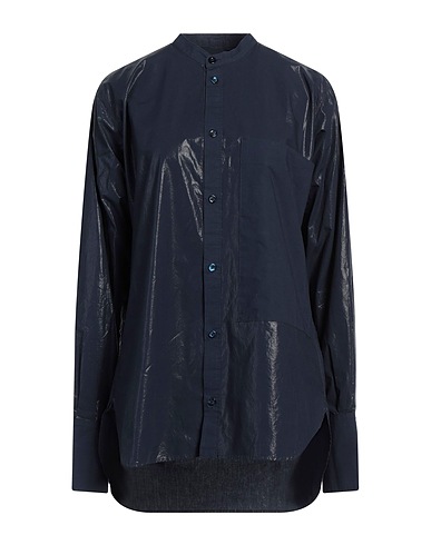 HIGH Camicie e bluse tinta unita TECH Blu notte 89% Cotone, 11% Poliuretano
