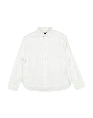 POLO RALPH LAUREN Solid colour shirts & blouses BUTTON FRONT SHIRT White 55% Linen, 45% Cotton