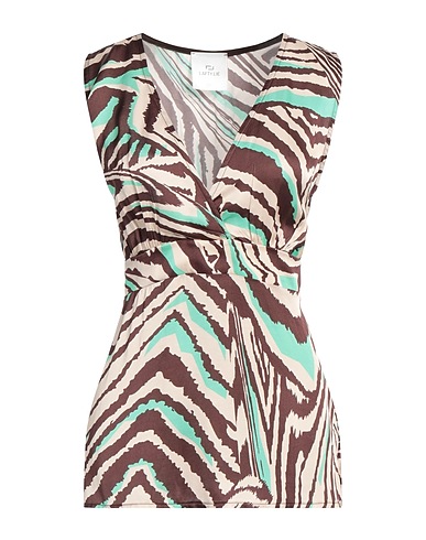 LAFTY LIE Top Dark brown 100% Viscose
