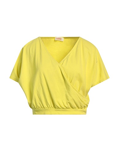 KONTATTO Crop top Lime green 100% Cotton