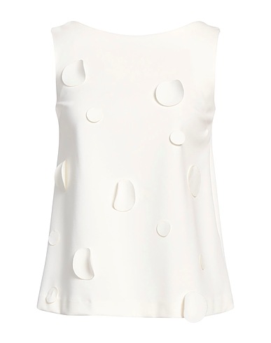 1-ONE Top Ivory 63% Viscose, 31% Polyamide, 6% Elastane