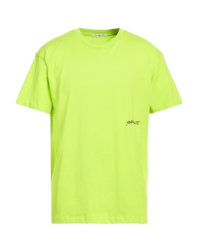 HINNOMINATE Basic T-shirt Lime green 100% Cotton