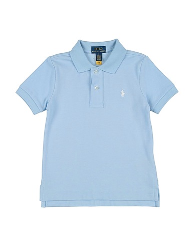 POLO RALPH LAUREN Polo shirt THE ICONIC MESH POLO SHIRT Sky blue 100% Cotton