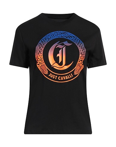 JUST CAVALLI T-shirt Black 100% Cotton