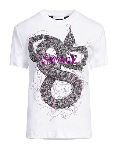 JUST CAVALLI T-shirt White 100% Cotton