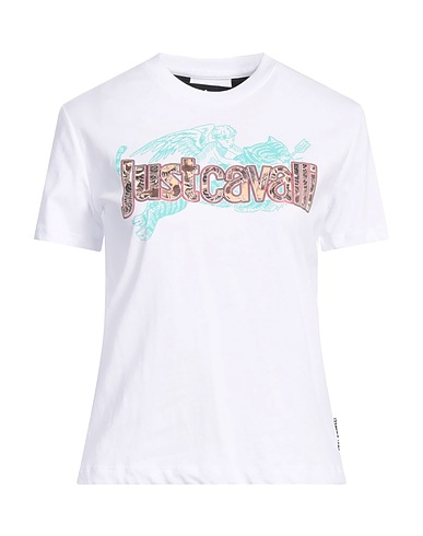 JUST CAVALLI T-shirt White 100% Cotton