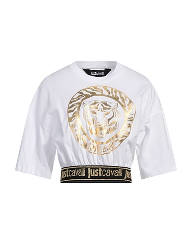 JUST CAVALLI T-shirt White 100% Cotton