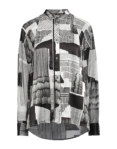 HIGH Patterned shirts & blouses Black 100% Polyester