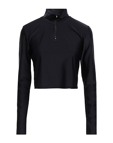 DIEGO RODRIGUEZ Sweatshirt Black 80% Polyamide, 20% Elastane