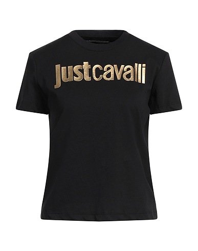 JUST CAVALLI T-shirt Nero 100% Cotone