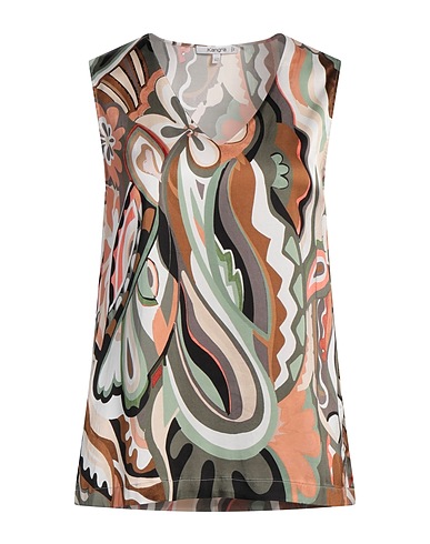 KANGRA Top Brown 97% Viscose, 3% Elastane