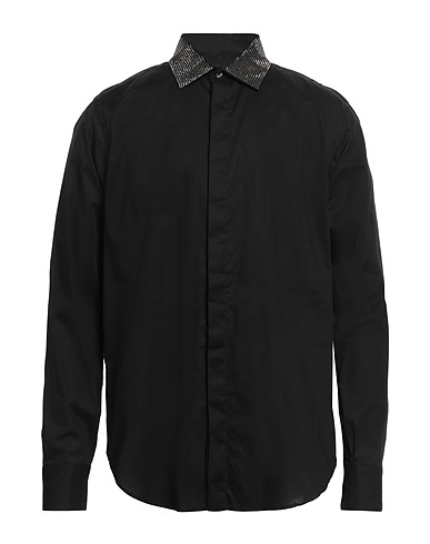 JOHN RICHMOND Shirts Black 100% Cotton