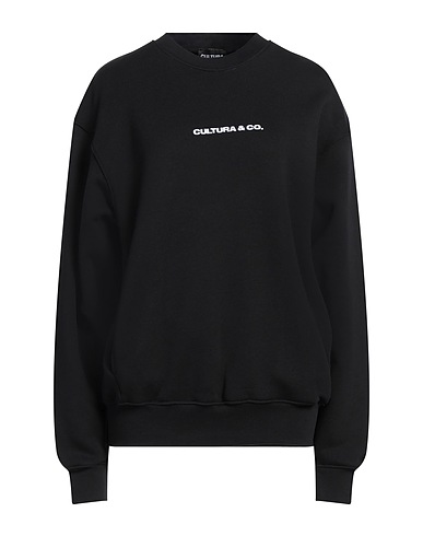 CULTURA Sweatshirt Black 100% Cotton