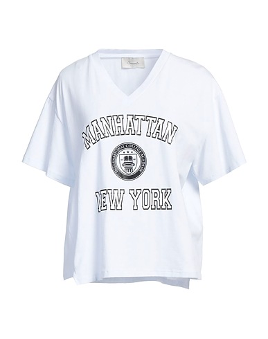 SOUVENIR T-shirt White 95% Cotton, 5% Elastane