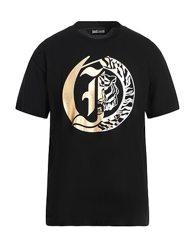 JUST CAVALLI T-shirt Black 100% Cotton