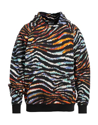 JUST CAVALLI スウェット ブラック コットン 100% / ポリウレタン